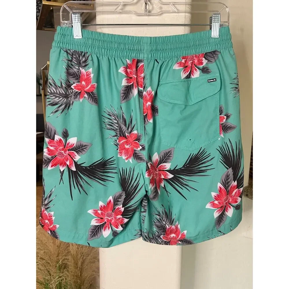 Hurley Tropical Lined Above the Knee Board Shorts Size M